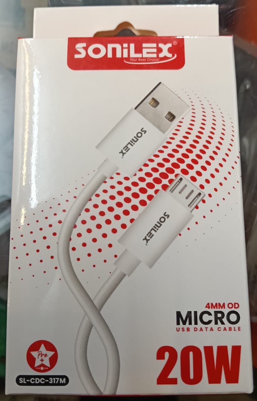 SONILEX 20W MICRO USB DATA CABLE