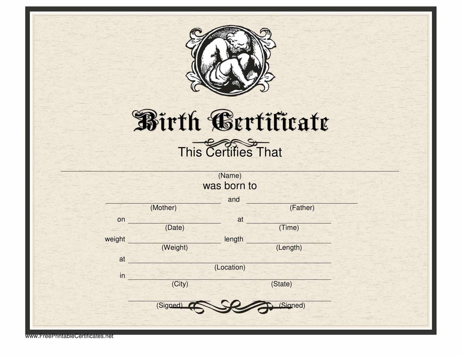 Birth Certificate