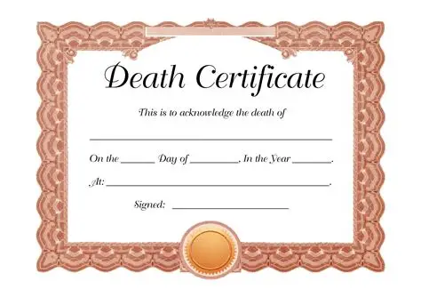 Death Certificate