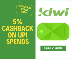 KIWI AU Rupay Credit Card
