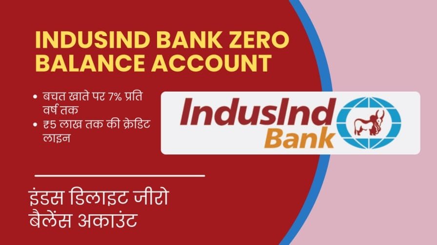 Induslnd Zero Account